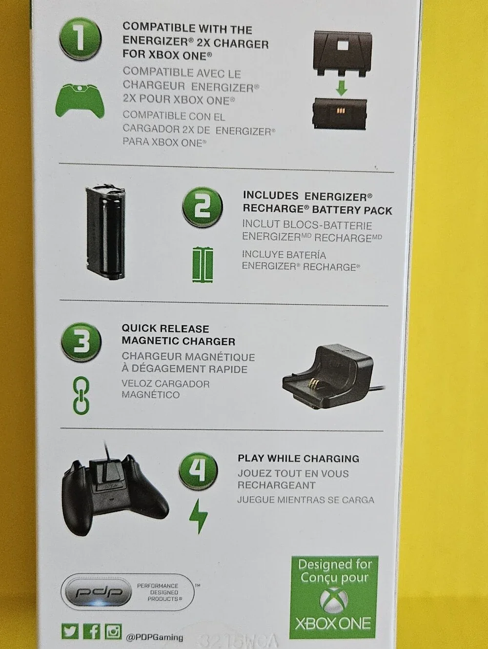 Xbox One Energuzer Magnetic Play And Charge Kit